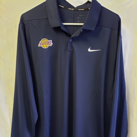 lakers golf polo